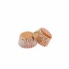 Papilotki Cupcake metalizowane MINI babeczki, muffinki - ZŁOTE 10szt