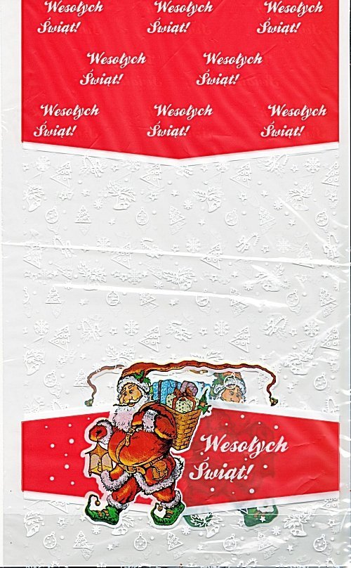Woreczki Upominkowe Świąteczno-Mikołajkowe 30x18cm 10 szt. Przedszkole Szkoła