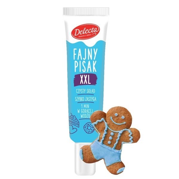 Fajny pisak XXL NIEBIESKI Delecta do dekoracji 30g