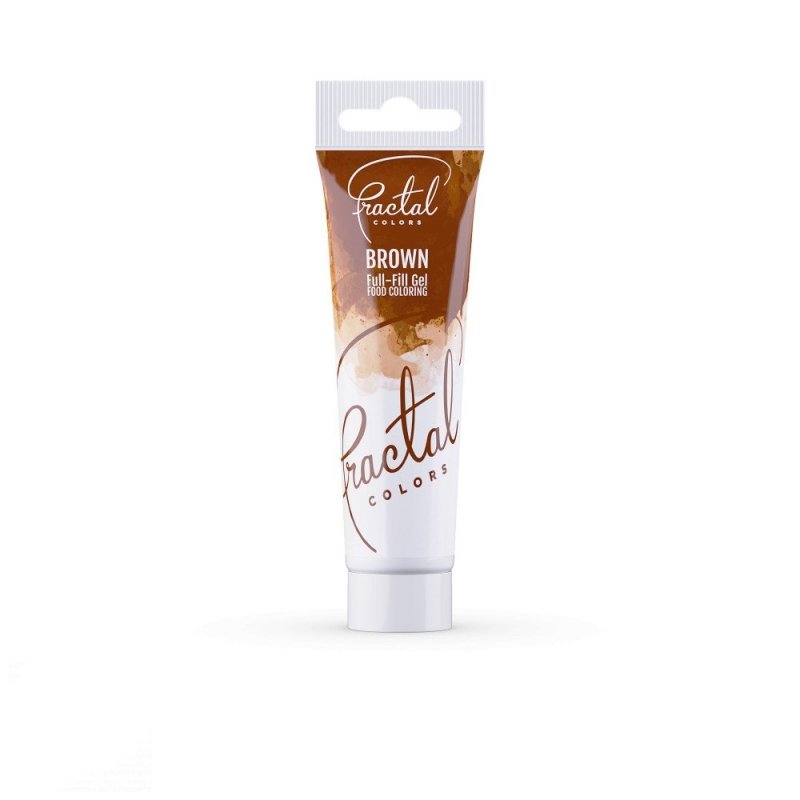 Barwnik spożywczy w żelu BROWN brązowy FRACTAL 30g