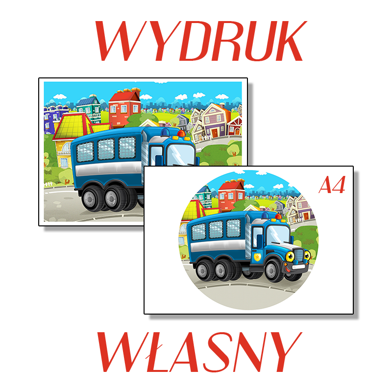 Wydruk Spożywczy Grafika na Papierze Jadalnym OPŁATEK SKROBIOWY