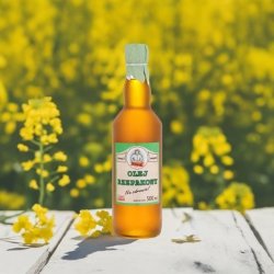 olej rzepakowy 500 ml Na zdrowie! szkło 