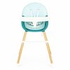 Krzesełko fotelik do karmienia 2w1 niebieskie ECOTOYS
