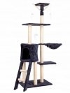 Drapak dla kota domek drzewo legowisko 138 cm XL szary Petsi