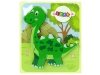 Drewniane Puzzle Dinozaur Isanosaurus Tyranosaurus Zielony