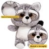 Pluszowa Maskotka Przytulanka Szop Duże Oczy 22cm