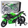 Motocykl Sportowy Metalowy Światła Dźwięki Zielony 1:12