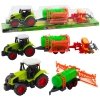 Zestaw Traktor Rolniczy Farmerski Cysterna Zgrabiarka