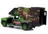 Camper z  Dinozaurami Zielony