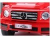 Samochód na akumulator Mercedes G500 czerwony