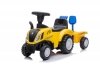 Jeździk Traktor New Holland 658T Żółty