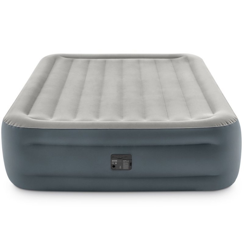 Duży dmuchany materac 203x152 cm z wbudowaną pompką INTEX 64126ND