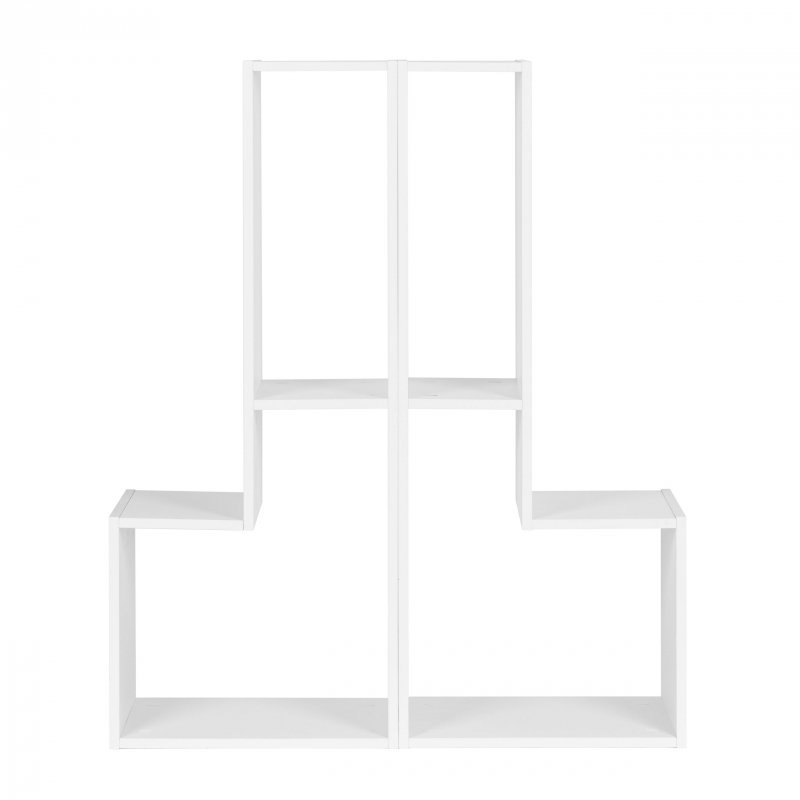 Nowoczesny regał modułowy geometryczny szafka na książki 4 półki ModernHome