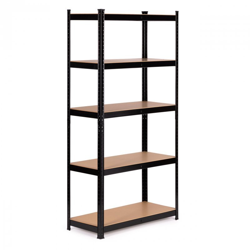 Regał metalowy magazynowy 180x90x40 cm do garażu piwnicy 5 półek 875 kg ModernHome