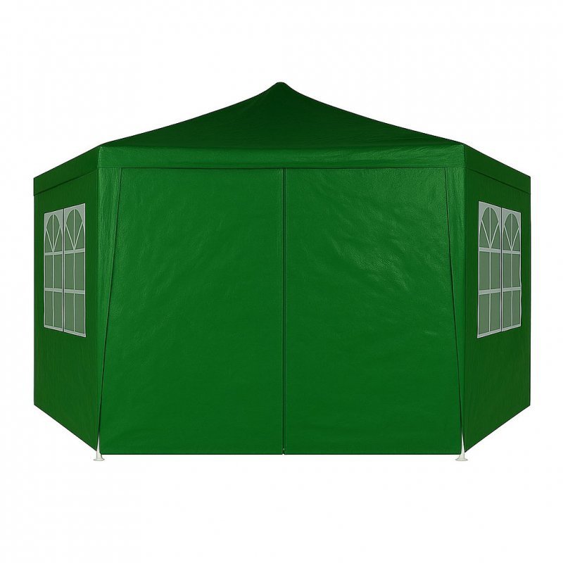Namiot pawilon ogrodowy handlowy 2x2x2 m z oknami zielony MultiGarden