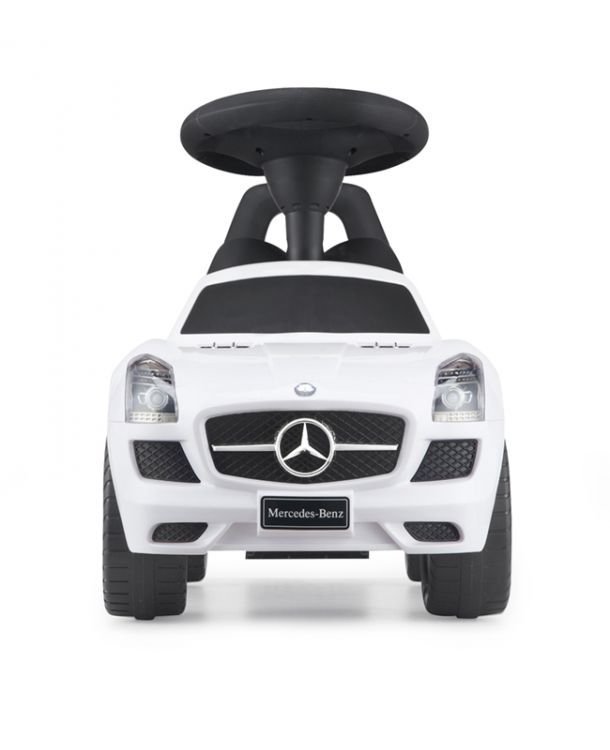 Jeździk, pchacz dla dzieci Mercedes SLS AMG biały