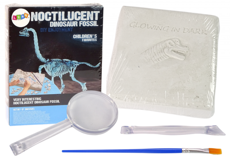 Zestaw Archeologiczny Wykopaliska Dinozaur Szkielet 3D Brachiosaurus Hologram