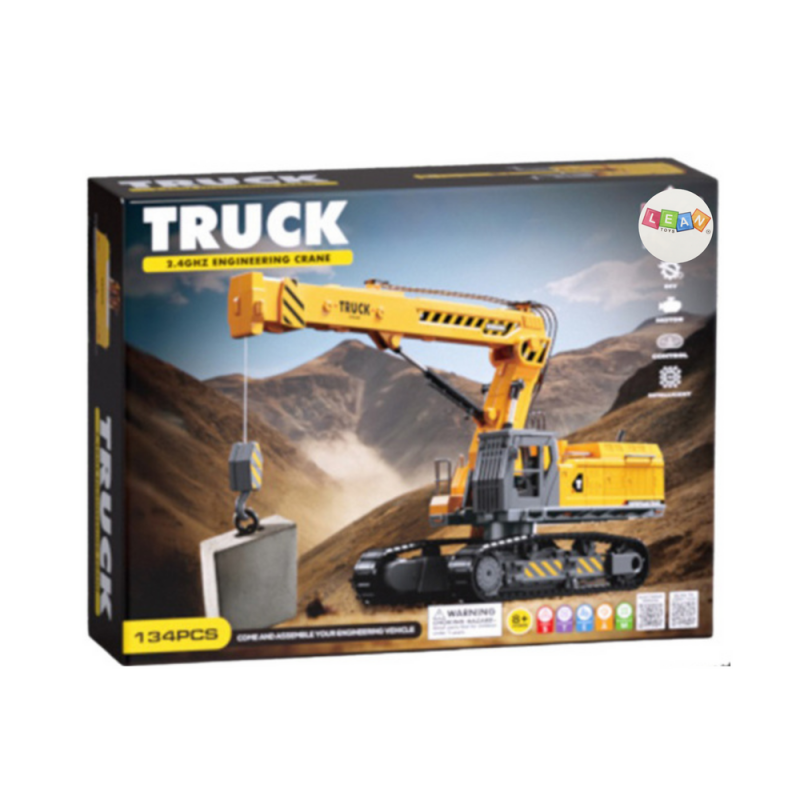 Koparka Gąsienicowa Do Złożenia DIY Zdalnie Sterowana RC 133el
