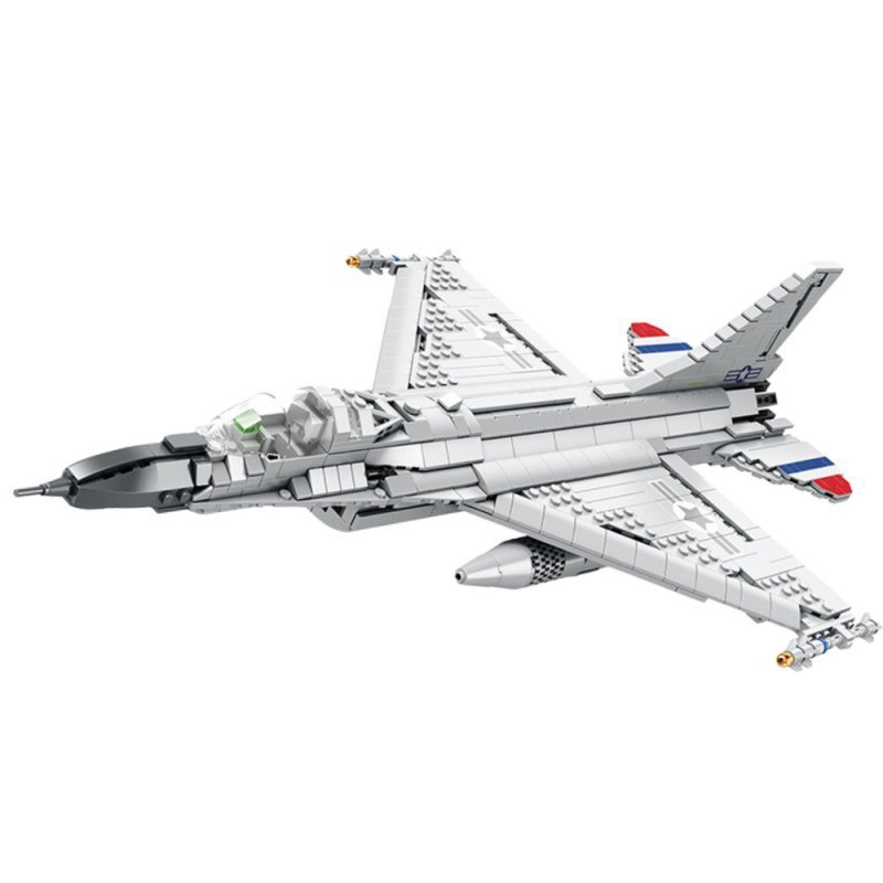 Klocki Konstrukcyjne Myśliwiec  F-16 Fighting Falcon 1427el
