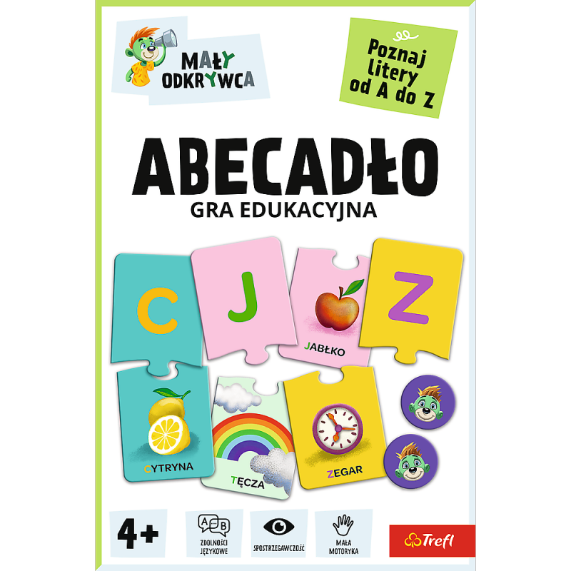 GRA - Abecadło / Mały Odkrywca Trefl 02811