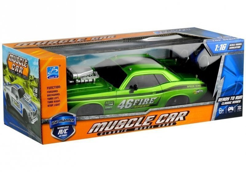 Zdalnie Sterowane Auto 1:16 R/C Pilot 27 Zielone