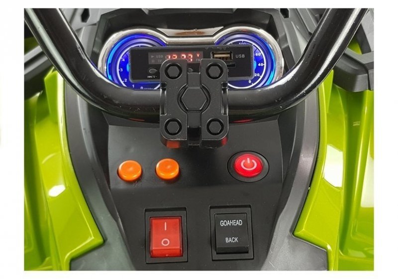 Quad na Akumulator BDM0906 Pompowane Koła  Zielony