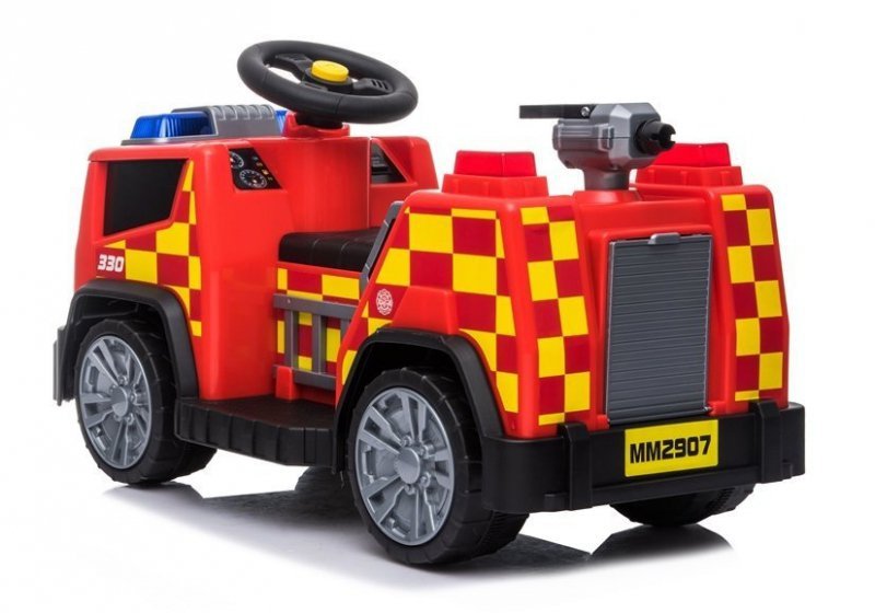 Auto na akumulator Wóz strażacki TR1911 Czerwony
