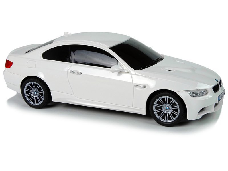 Auto Zdalnie Sterowane BMW M3 Białe Pilot Kierownica 1:18 Dźwięk Światła
