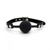 Knebel-Ball Gag + Block (nero)