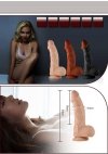 9 Real Extreme Vibrating Dildo Flesh