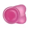 7 Jelly Studs Crystal Dildo Medium Pink