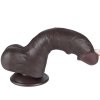 8'' Sliding Skin Dual Layer Dong Black