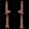 9'' Dual Layered Silicone Cock