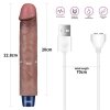 9 REAL SOFTEE Rechargeable Silicone Vibrating Dildo