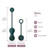 Magic Motion - Crystal Duo Smart Kegel Vibrator with Weight Set
