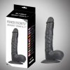 Rocket john 9,1 inch black  realistic  dildo  9,1  inch /  23 cm