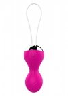 Kulki-Vibrating Silicone Kegel Balls USB 10 Function / Remote control -Pink