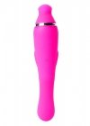 Vibrator-HELEN Pink - 12 vibration functions / 8 stimulation functions USB