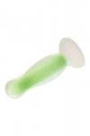 RADIANT SOFT SILICONE GLOW IN THE DARK PLUG SMALL GREEN
