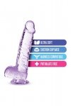 NATURALLY YOURS  6 CRYSTALLINE DILDO  AMETHYST