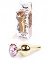 Plug-Jewellery Gold BUTT PLUG- Rose
