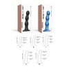 DILDO PLUG BALLS NOIR - XXL
