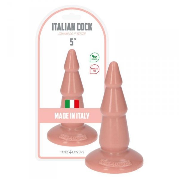 Dildo- Anal Italian cock 5&#039;&#039; Flesh