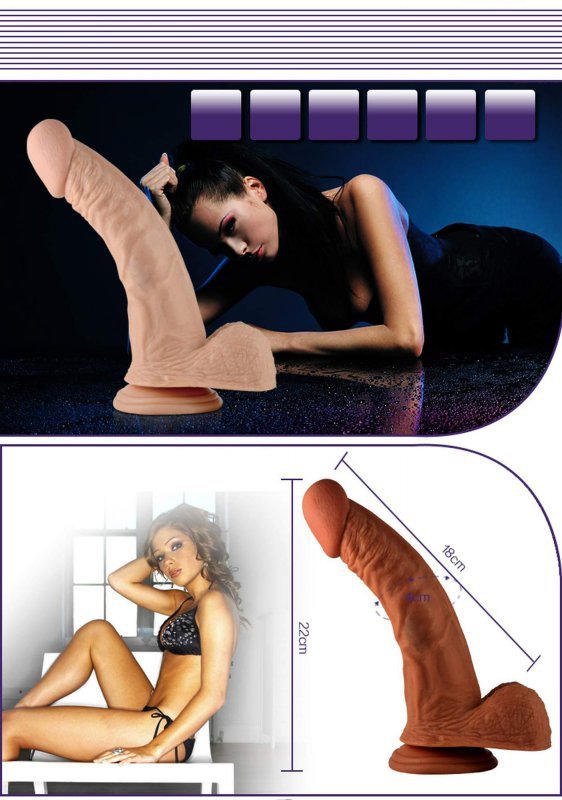 8.5&quot;&quot; Real Extreme Dildo Flesh