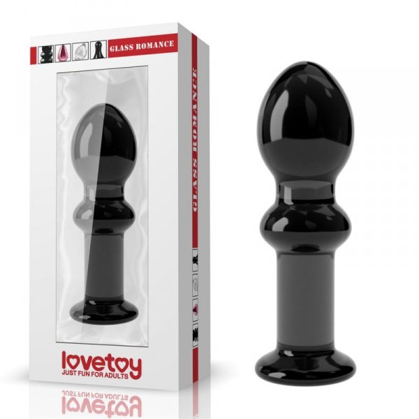 4.5&quot;&quot; Glass Romance Black