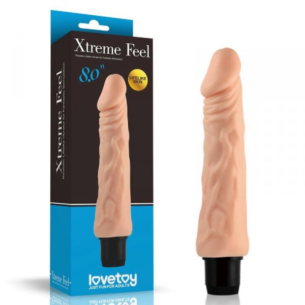 8&#039;&#039; Xtreme Feel Cyberskin Vibrator