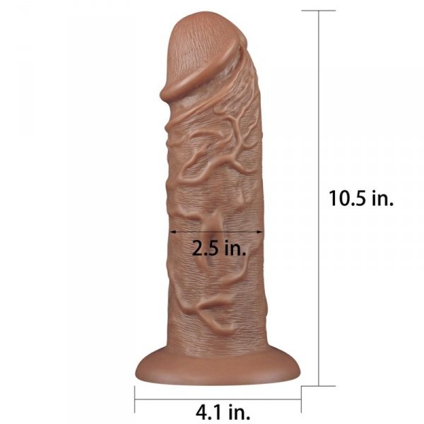 10.5&#039;&#039; Realistic Chubby Dildo
