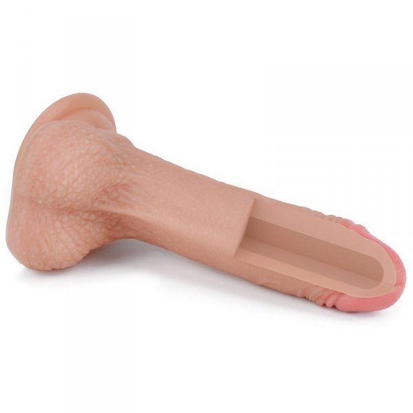 7&#039;&#039; Dual layered Platinum Silicone Cock