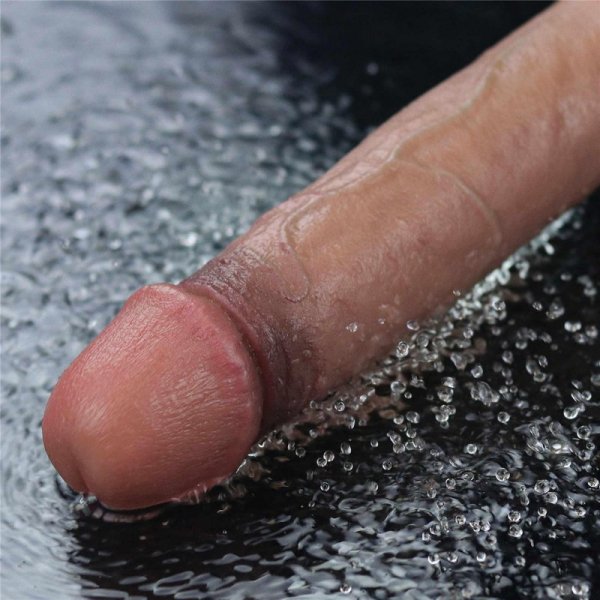 9&quot; REAL SOFTEE Rechargeable Silicone Vibrating Dildo