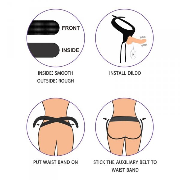 Vibrating Easy Strapon Set 7.0&#039;&#039;
